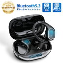 \時間限定10%OFFクーポン&P10倍/QZT ワイヤレスイヤホン HiFi高音質 耳掛け 耳掛け型ワイヤレスイヤホン 耳掛け型イヤホン Bluetooth5.3 マイク付き 8時間連続再生 ENC ノイズキャンセリング 自動ペアリング 痛くない Type‐C急速充電 IPX7防水 iphone/android対応