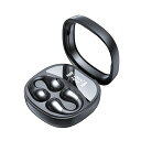 QZT Bluetooth5.3 骨伝導 ワイヤレスイヤホン Hi-Fi高音質 ヘッドホン 耳掛け式 骨伝導イヤホン 耳クリップ型 ノイズキャンセリング マイク付 通話 電池残量表示 音楽再生 iPhone/Android対応 送料無料