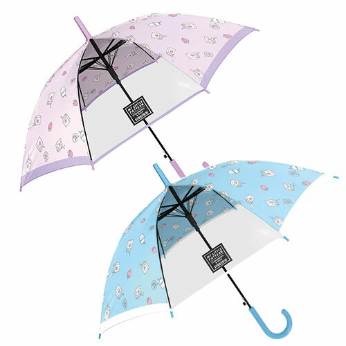 送料無料 女の子 傘 キッズ 傘 女の子 55cm 傘 子供用 雨傘 かわいい ジャンプ ミルク いちご 柄