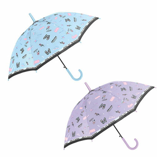 女の子 傘 キッズ 傘 女の子 55cm 傘 子供用 雨傘 かわいい ジャンプ レインボー ホリデイ