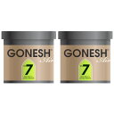 GONESH ガーネッシュ No.7 ゲル缶 エアフレッシュナー 2個 車 芳香剤 ジェル カーフレグランス