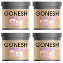 GONESH ガーネッシュ ラブ LOVE ゲル缶 エアフレッシュナー 4個 車 芳香剤 ジェル カーフレグランス
