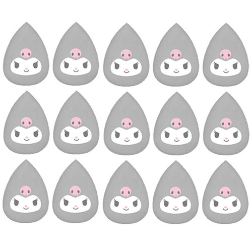 エッグパフ メイクスポンジ 5個 パフ スポンジパフ サンリオ クロミ 化粧 メイク