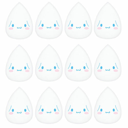 エッグパフ メイクスポンジ 4個 パフ スポンジパフ サンリオ シナモロール 化粧 メイク