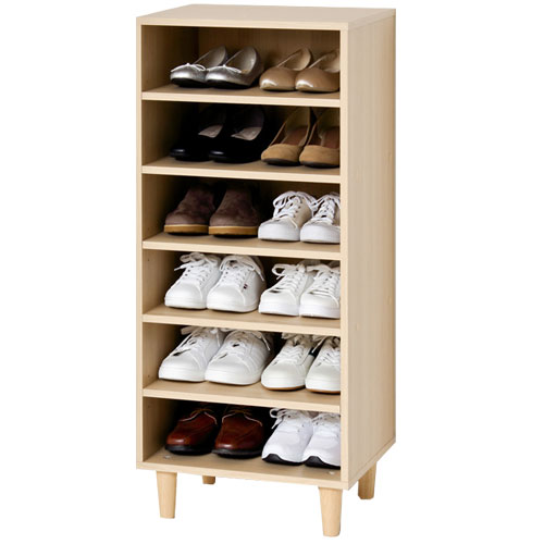 オープンシューズボックスW45 シューズラック スリム シューズボックス 靴収納ラック 靴収納棚