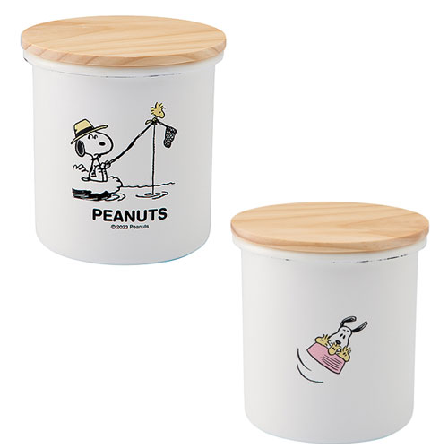 スヌーピー SNOOPY ホーロー キャニスター 日本製 キャラクター キッチン 琺瑯 新生活 一人暮らし