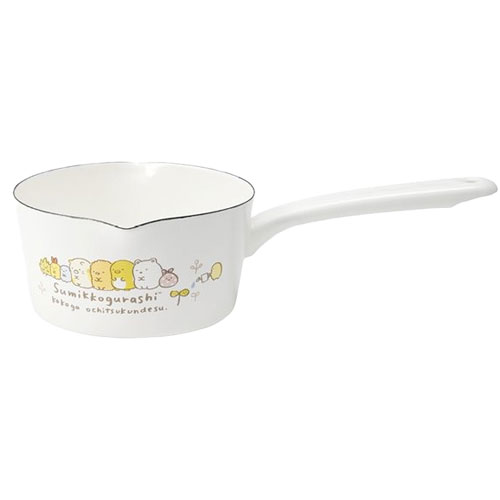 すみっコぐらし ホーロー ミルクパン 15cm キャラクター キッチン 琺瑯 新生活 一人暮らし