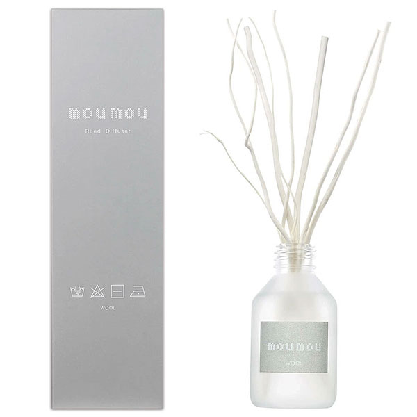 moumou ムームー リードディフューザー 100ml ルームフレグランス スティック アロマディフューザー アロマオイル ウール