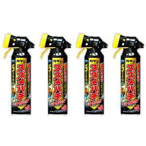 フマキラー カダン スズメバチバズーカジェット スズメバチ駆除 スズメバチ 殺虫剤 蜂 スプレー 4本セット