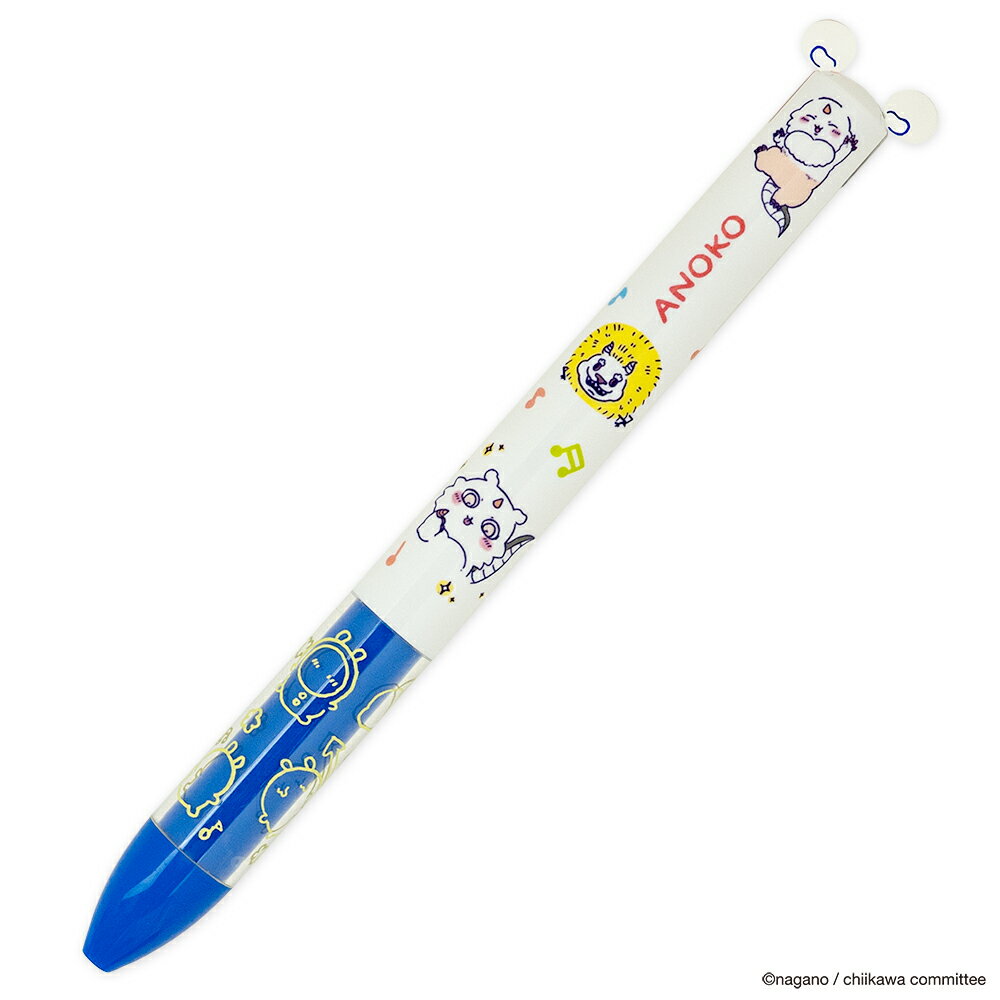 商品情報商品仕様『ちいかわ』キャラクターのmimiペンが登場！「あのこ」の耳をノックして使用する2色(赤・黒）ボールペン。「あのこ」をイメージしたデザインがぐるっと一周プリントされていて、どこから見てもかわいい！軸の部分には「でかつよ」もデザインされています。太めの軸で手に馴染みやすく書きやすい。インクがなくなったら芯の交換も可能なので長く使えます。毎日の勉強や仕事が楽しくなるmimiペン。豊富なラインナップで展開中♪mimiペン専用の替え芯はこちら↓黒 商品寸法H135×ф11mmインク赤・黒配送方法クリックポスト（日本郵便、ポスト投函）※日時指定不可、代引き不可です。※※複数セットご購入の場合、クリックポストを複数に分けて発送する場合がございます※※■※愛知からの発送です。クリックポストはポスト投函のため、近隣県であっても翌日着を確約できません。使用日が決まっている場合は、納期に余裕をもってご注文ください。在庫について在庫数の更新は随時行っておりますが、当店では他モールと在庫が連動しているため、お買い上げいただいた商品が品切れになってしまうこともございます。その場合、お客様には必ず連絡をいたしますが、万が一入荷予定がない場合は、キャンセルさせていただく場合もございますことをあらかじめご了承ください。ちいかわ mimiペン (あのこ) 「ちいかわ」の人気キャラクターのmimiペンが登場♪ 『ちいかわ』キャラクターのmimiペンが登場！「あのこ」の耳をノックして使用する2色(赤・黒）ボールペン。「あのこ」をイメージしたデザインがぐるっと一周プリントされていて、どこから見てもかわいい！軸の部分には「でかつよ」もデザインされています。太めの軸で手に馴染みやすく書きやすい。インクがなくなったら芯の交換も可能なので長く使えます。毎日の勉強や仕事が楽しくなるmimiペン。豊富なラインナップで展開中♪ 5