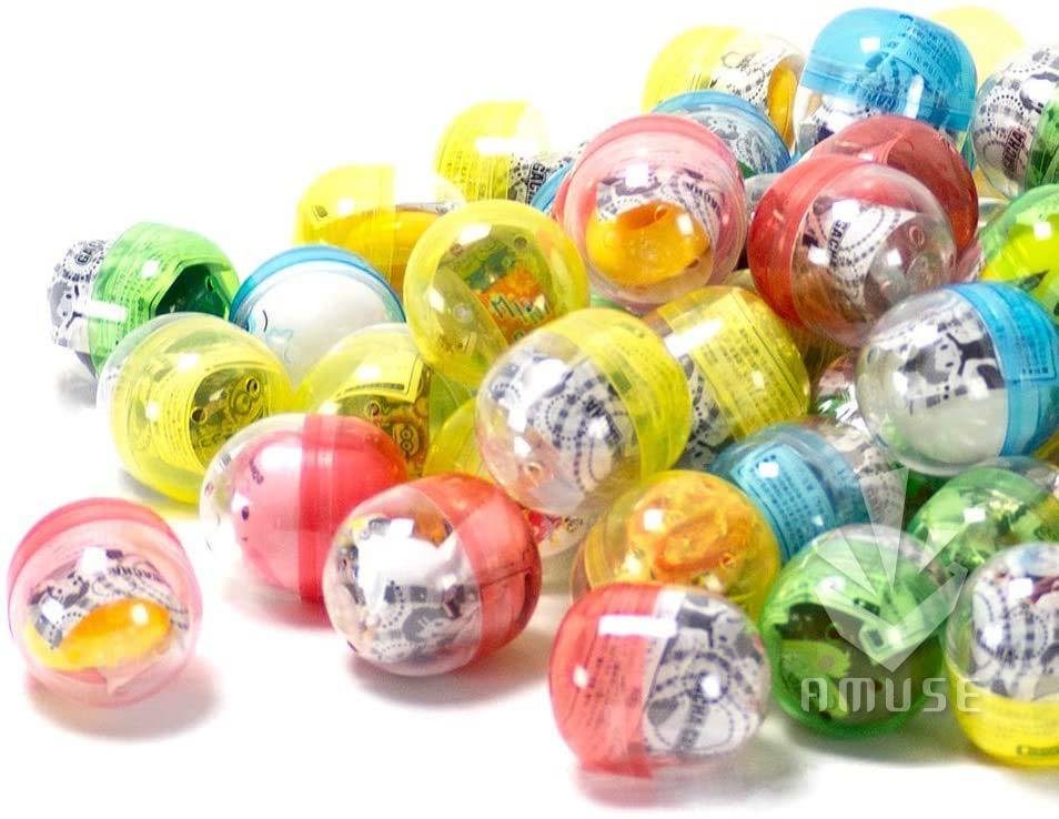 あミューズ ガチャコップ 男女問わず楽しめるおもちゃ付き定番の赤いガチャ自販機 景品 業務用 イベント 100人分セット