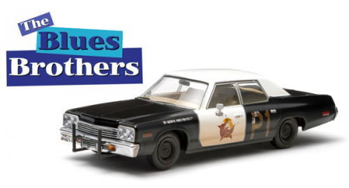 1/43 グリーンライト GREENLIGHT 1974 Dodge Monaco Bluesmobile ダッジ モナコ ブルースモービル ブルースブラザーズ ミニカー アメ車