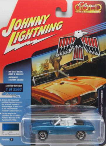 1/64 ジョニーライトニング JOHNNY LIGHTNING Classic Gold 2018 1969 Pontiac Firebird Convertible ポンティアック ファイヤーバード ミニカー アメ車