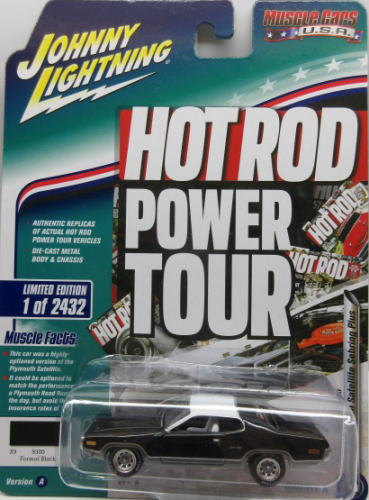 1/64 ジョニーライトニング JOHNNY LIGHTNING MUSCLE CARS USA 2018 1972 Plymouth Satelite Sebring Plus プリマス サテライト ミニカー アメ車