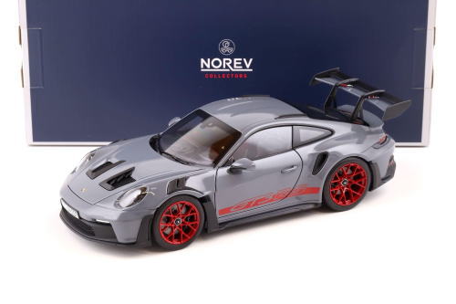 1/18 ノレブ Norev Porsche 911 GT3 RS 2022 Arctoc Grey /Pyro Red ポルシェ ミニカー