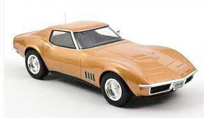 1/18 ノレブ Norev Chevrolet Corvette 1969 Gold Metallic シボレー コルベット アメ車 ミニカー
