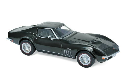 1/18 ノレブ Norev Chevrolet Corvette 1969 Dark Green Metallic シボレー コルベット アメ車 ミニカー