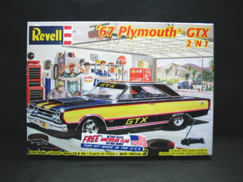 1/25scale x Revell '67 Plymouth GTX 2'n1 vX