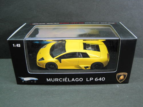 1/43 ホットウィール HOT WHEELS Lamborghini Murcielago LP640 ランボルギーニ ムルシエラゴ イエローメタリック ミニカー