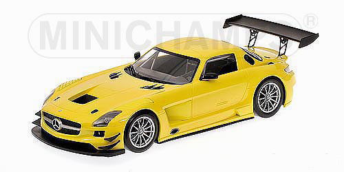 1/18 ミニチャンプス MINICHAMPS Mercedes Benz SLS AMG GT3 Street 2011 Yellow メルセデス ベンツ ストリート ミニカー