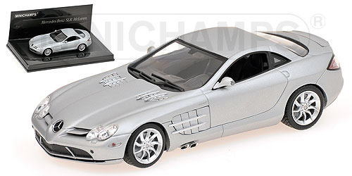 1/43 ミニチャンプス MINICHAMPS Mercedes-Benz SLR McLaren 2004 Matt Silver メルセデス ベンツ マクラーレン マットシルバー ミニカー