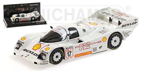 1/43 ミニチャンプス MINICHAMPS Porsche 962 PDK Supercup Nurburgring 1987 Winner H-J.Stuck ポルシェ スーパーカップ ニュルブルクリング ウイナー ミニカー