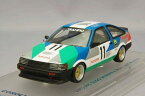 1/43 エニフ ENIF Toyota Corolla Levin Group A 1985 JTC SUGO Winner K.Hoshino/Momota トヨタ カローラ レビン 全日本ツーリングカー選手権 第1戦 優勝 TRAMPIOレビン 星野薫 桃田健史 ミニカー