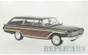 1/18 Model Car Group モデルカーグループ フォード カントリー スクワイア 1960 ブラック/ウッド Ford Country Squire ミニカー アメ車