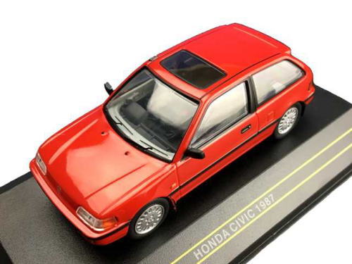1/43 First43 Honda Civic 1987 Red ホンダ シビックミンコアアカー