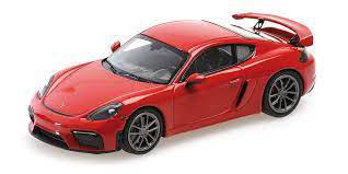 1/43 ミニチャンプス MINICHAMPS Porsche 718 Cayman GT4 2020 Red ポルシェ ケイマン ミニカーのサムネイル