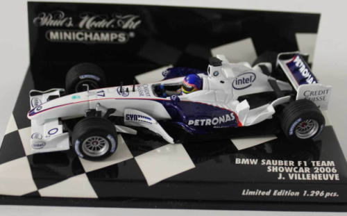 1/43 ミニチャンプス MINICHAMPS BMW Sauber F1 Team Showcar 2006 J.Villeneuve ショーカー ミニカー