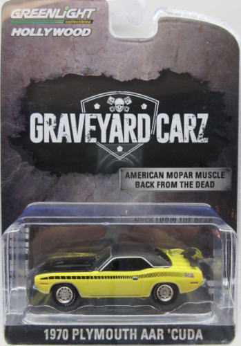 1/64 グリーンライト GREENLIGHT 1970 Plymouth AAR Cuda Graveyard Carz プリマス クーダ ミニカー アメ車