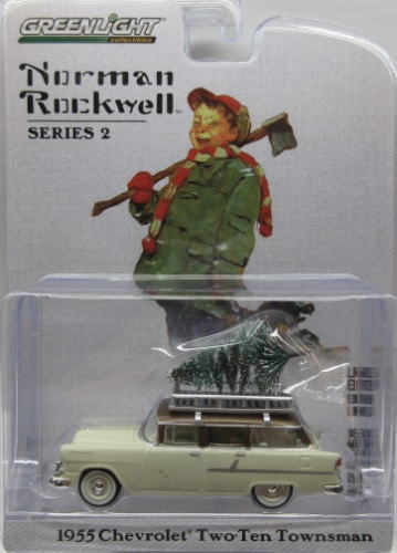 1/64 グリーンライト GREENLIGHT 1955 Chevrolet Two Ten Townman シボレー アメ車 ミニカーのサムネイル