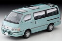 1/64 トミカ リミテッド ヴィンテージネオ Tomica Limited Vintage Neo トヨタ ハイエースワゴン スーパーカスタムG 2002年式 薄緑 Toyota HIACE ミニカー