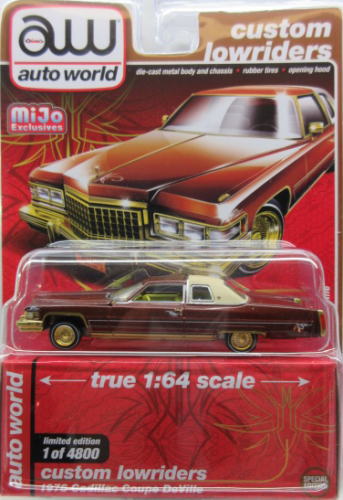 1/64 Auto World 1976 Cadillac Coupe Deville キャディラック クーペ デビル ミニカー アメ車