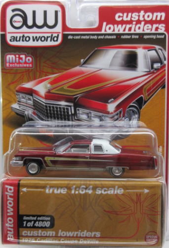 1/64 Auto World 1976 Cadillac Coupe Deville キャディラック クーペ デビル ミニカー アメ車