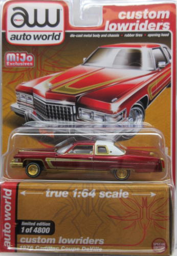 1/64 Auto World 1976 Cadillac Coupe Deville キャディラック クーペ デビル ミニカー アメ車