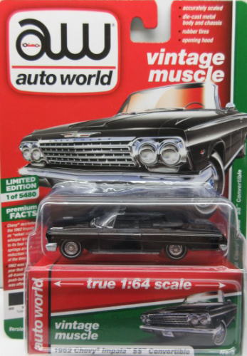 1/64 Auto World 1962 Chevy Impala SS Convertible シボレー インパラ コンバーチブル ミニカー アメ車