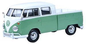 1/24 モーターマックス Motor Max Volkswagen Type2 T1 Double Cab Pickup フォルクスワーゲン タイプ2 ダブルキャブ ピックアップ ミニカー