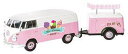 1/24 モーターマックス Motor Max Volkswagen Type2 T1 Delivery Van + Refrigeration Trailer フォルクスワーゲン タイプ2 デリバリー バン ミニカー