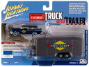 1/64 ジョニーライトニング JOHNNY LIGHTNING 1955 Chevy Nomad with Enclosed Car Trailer シボレー...