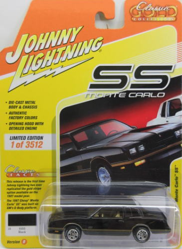 1/64 ジョニーライトニング JOHNNY LIGHTNING Classic Gold 2020 1987 Chevy Monte Carlo SS シボレー モンテカルロ アメ車 ミニカー