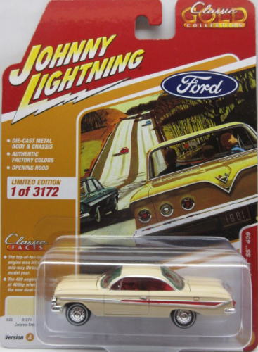 1/64 ジョニーライトニング JOHNNY LIGHTNING Classic Gold 2023 1961 Chevy Impala SS 409 シボレー インパラ アメ車 ミニカー