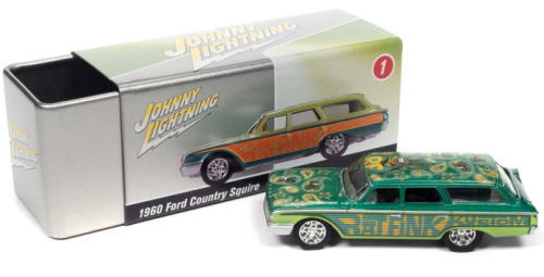 1/64 ジョニーライトニング JOHNNY LIGHTNING 1960 Ford Country Squire Rat Fink ラットフィンク フォード カントリー スクワイア アメ車 ミニカー