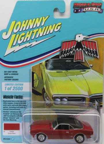 1/64 ジョニーライトニング JOHNNY LIGHTNING MUSCLE CARS USA 2020 1968 Pontiac Firebird ポンティアック ファイヤーバード ミニカー アメ車