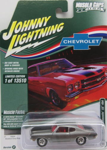 1/64 ジョニーライトニング JOHNNY LIGHTNING 1970 Chevy Chevelle SS 454 シボレー シェベル ミニカー アメ車