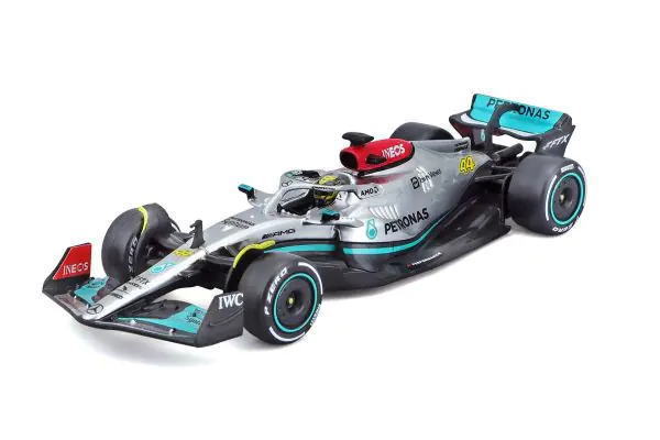 1/43 ブラゴ BURAGO Mercedes AMG Petronas W13 E Performance 2022 No.44 L.Hamilton ドライバー付 メルセデス ペトロナス ミニカー