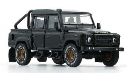 1/64 BM Creations Land Rover 2016 Defender 110 Pick Up Black 4×4 Accessory Pack RHD ランドローバー ディフェンダー ミニカー