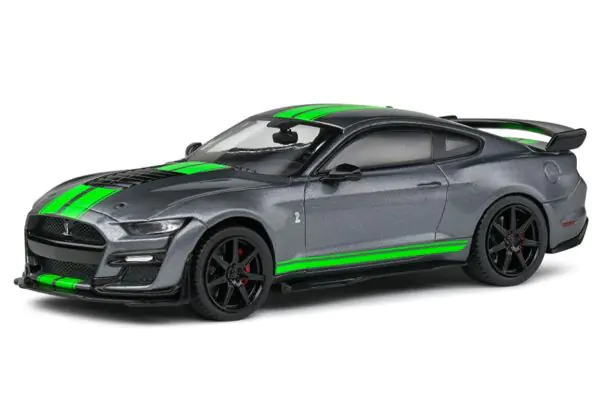 1/43 ソリド Solido Shelby Mustang GT500 Fast Track 2020 グレー/グリーン シェルビー マスタング ミニカー