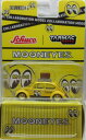 1/64 TARMAC WORKS ×Schuco × MOONEYES VW Beetle Low Ride Height MOONEYES Yellow フォルクスワーゲン ビートル ミニカー